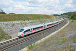 403 029 als ICE 625 (München Hbf - Dortmund Hbf) bei Emskirchen, 23.06.2019