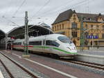 DB 403 520  Weil am Rhein  als ICE 932 von Berlin-Gesundbrunnen nach Frankfurt (M) Hbf, am 01.02.2020 in Halle (S) Hbf.