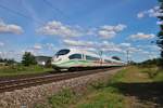 DB Fernverkehr ICE3 Doppeltraktion (403 035-9+403 xxx) in Waghäusel (Baden Württemberg) am 31.05.20