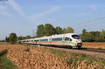 403 013-6  Treuchtlingen  und 403 060-7  Linz am Rhein  als ICE 107 (Köln Hbf-Basel SBB) bei Riegel 20.9.20