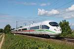 Am Nachmittag des 25.05.2020 fuhr 403 509-3  Aalen  als ICE 107 (Köln Hbf - Basel SBB) bei Buggingen durchs Rheintal in Richtung Müllheim (Baden).