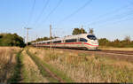 403 536-6 (Tz 336  Ingolstadt ) und 403 004-5 (Tz 322  Solingen ) sind unterwegs bei Hohenthurm.