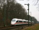 403 053-2 als ICE 871 (Berlin Ostbahnhof-Basel SBB) am Esig Forcheim 22.3.09