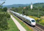 406 510-8 und 403 030-0 als ICE 105/ICE 505 (Amsterdam Centraal/Kln Hbf-Basel SBB) bei Denzlingen 7.8.09