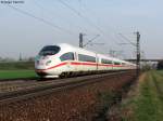 25.03.2011: 403 059-9  Leverkusen und 403 032-6  Augsburg  unterwegs als ICE 501 von Dortmund nach Basel SBB.