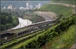 Am südlichen Ende - 

Kurz vor Würzburg endet die Schnellfahrstrecke Hannover - Würzburg. Die Bahnen kommen hier aus dem Weinberghang und fädeln sich in die alte Strecke ein. 

01.08.2011 (M)