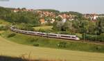 403 *** und *** als ICE 512 (Mnchen Hbf-Mnster(Westf)Hbf) bei Lonsee 18.6.12