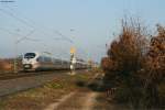 403 010  Wolfsburg  und 403 055 als ICE 207 Dortmund-Basel bei Forchheim.