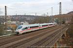 ICE 403 025  Ravensburg  am 25.02.2014 in Wuppertal Sonnborn.