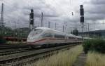 Der ICE III beschleunigt hinter Hagen Hbf, auf der Fahrt Ri.Dortmund.