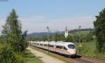 403 022-7  München  und 403 021-9  Krefeld  als ICE 1107 (Düsseldorf Hbf-Basel SBB) bei Denzlingen 13.6.14