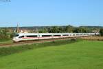 403 037  Stuttgart  und 403 *** als ICE 513 Dortmund-Stuttgart bei Heidelsheim, 27.09.2015.