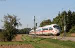 403 018-5  Münster(Westf)  und 403 035-9  Konstanz  als ICE 519 (Dortmund Hbf-Stuttgart Hbf) bei Helmsheim 1.10.15