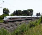 ICE 407 (Velaro D) fuhr mehrmals zwischen Nrnberg-Wrzburg-Nrnberg Hin und her am 29.06.2011 