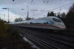 Von Utrecht kommend ist hier der ICE III 4683 in Rheydt Hbf bei der Durchfahrt auf seinem Weg nach FFM.