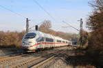 Ein Mehrsystem ICE 3 der Baureihe 406 auf dem Weg von Frankfurt nach Brüssel in Eilendorf am 22.11.18