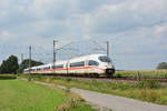 406 054 rauscht durch Meerhog weiter Richtung Oberhausen.