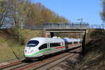 406 083-6  Limburg an der Lahn  als ICE 105 (Amsterdam Centraal-Basel Bad Bf) bei Tunsel 31.3.20