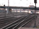 Ein ICE104 von Basel SBB nach Amsterdam Centraal.Am 23.02.08 bei der ausfahrt in Mannheim Hbf.