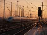 Der am spten Nachmittag des 30.01.2011 in Frankfurt/Main Hbf aus den Niederlanden kommende 406er hat, nachdem er seine Fahrgste losgeworden ist, nun nur eine kurze Strecke nach Griesheim vor sich,