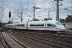 ICE 4601 (Frankfurt-Brssel) trifft in Aachen Hbf ein (30.08.11).