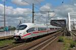 Durchfahrt von 406 085-1  Schwäbisch Hall  am 24.05.2014 als ICE 9554 (Frankfurt (Main) Hbf - Paris Est.) in Ludwigshafen (Rhein) Mitte gen Kaiserslautern.