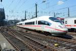 406 004-2 ICE-Ausfahrt vom Hbf Köln in Richtung Hohenzollernbrücke - 31.07.2014