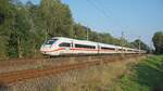 Ein ICE München Hbf - Hamburg-Altona kurz vor Brunau-Packebusch.