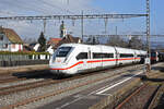 ICE 4 5812 070-1 durchfährt den Bahnhof Rupperswil.