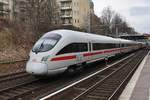 411 080-5  Darmstadt  ist am 11.3.2017 auf Bereitstellungsfahrt von Berlin Rummelsburg nach Berlin Hauptbahnhof (tief), um dort die Leistung des ICE1632 nach Erfurt Hauptbahnhof zu bedienen.