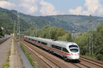 411 072-2  Bamberg  als ICE 27 (Hamburg Hbf-Wien Hbf) bei Niederheimbach 3.9.17