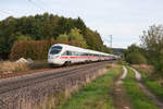 411 009  Güstrow  als ICE 90 von Wien nach Hamburg bei Postbauer-Heng, 26.09.2018