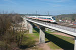 411 060  Markt Holzkirchen  als ICE 91 von Hamburg-Altona nach Wien Hbf bei Emskirchen, 30.03.2019