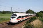 411 010  Naumburg (Saale)  fhrt am 24.06.07 als ICE116 von Wien Westbahnhof nach Mnchen.