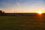 411 005  Dresden  als ICE 90 (Wien Hbf - Hamburg-Altona) bei Postbauer-Heng, 15.02.2020