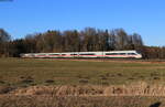 411 068-0  Ellwangen  als ICE 1283 (München Hbf – Schwarzach-St.Veit) bei Brannenburg 12.2.22