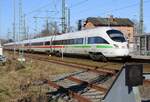 DB 411 026-8 / 411 526-7 | Tz Name: Leipzig | ICE 1711 | Einfahrt Bf Züssow [WZS] zum Halt | Februar 2022