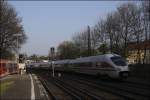 411 018  Plauen/Vogtland  und ein Schwestertriebzug durchqueren das Hamburger Stadtgebiet in Richtung Hbf.