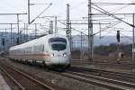 BR 411 als ICE 1557 nach Dresden.Neuditendorf 05.03.2010