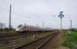 DB 411 055-2 als ICE 1213 von Berlin Gesundbrunnen nach Mnchen Hbf, in Naumburg (S); 29.04.2010