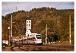 ICE nach Wien Westbahnhof am 08.10.10 bei herrlicher Abendsonne in Wernstein.