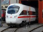 DB - ICE 411 082-1 zu Besuch bei der SBB im Depot Biel/Bienne anlsslich der 150 Jahre Feier des Jurabogens am 26.09.2010