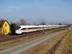 411 028 am 5.03.2011 unterwegs bei Plling