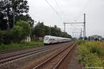 411 511-9  Hansestadt Wismar  als ICE 1507 von Hamburg-Altona nach Leipzig Hbf in Friesack(Mark).