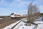 411 064 (93 80 5411 064-9 D-DB) Rdental als ICE21 am 02.03.2013 bei Sengenthal