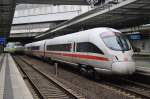 Hier 411 058-1  Falkenberg/Elster  als ICE1525 von Berlin Gesundbrunnen nach München Hbf., bei der Einfahrt am 28.6.2014 in Berlin Südkreuz.