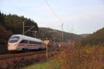 411 028-4  Reutlingen  unterwegs im Frankenwald am 12.11.2014.