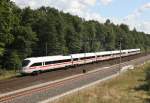 411 028 als ICE 1082 (Mnchen Hbf–Hamburg-Altona) am 27.08.2014 zwischen Radbruch und Winsen (Luhe)