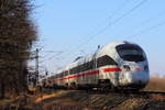 411 028-4  Reutlingen  bei Trieb am 13.02.2017.