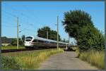 Tz 1523  Hansestadt Greifswald  mit einem weiteren ICE-T als ICE 1554/1594 nach Wiesbaden/Saarbrcken am 21.07.2013 bei Radegast.